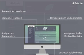 Fairr.de GmbH: Durchblick bei der Rente: fairr.de startet Vorsorge-Cockpit