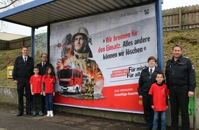 Freiwillige Feuerwehr Menden: FW Menden: Kampagne zur Nachwuchsgewinnung:
Plakate und Aktionen werben für den Dienst in der Feuerwehr