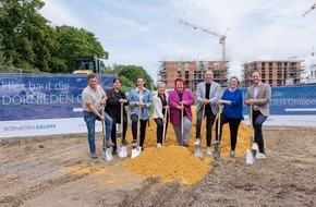 DORNIEDEN Gruppe GmbH & Co. KG: Spatenstich am „Alten Angerbach“: DORNIEDEN Gruppe startet nächsten Bauabschnitt