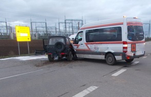 Polizeidirektion Ludwigshafen: POL-PDLU: Verkehrsunfall mit vier Verletzten