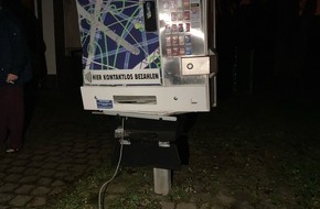 Kreispolizeibehörde Wesel: POL-WES: Moers - Zeugensuche nach Zigarettenautomatensprengung