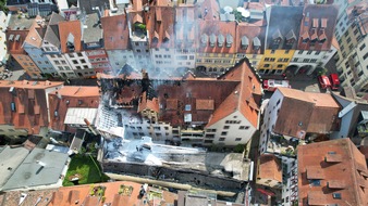 FW Konstanz: Gebäudebrand in Konstanzer Altstadt