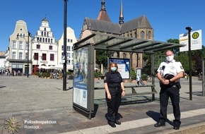 Polizeiinspektion Rostock: POL-HRO: Maskenpflicht im Öffentlichen Personenverkehr - Gemeinsame Kontrollen der Polizei und des Allgemeinen Ordnungsdienstes