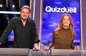 ARD Das Erste: Gute-Laune-Profis gegen den "Quizduell-Olymp": Esther Schweins und Stefan Jürgens zu Gast bei Jörg Pilawa | Freitag, 22. April, 18:50 Uhr im Ersten