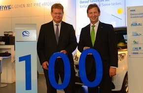 innogy eMobility Solutions: Elektroautos: RWE begrüßt die EWR AG als 100. Energiedienstleister im Ladenetzwerk