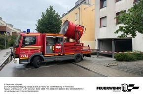 Feuerwehr M&uuml;nchen: FW-M: Brennender Pkw in Tiefgarage (Berg am Laim)