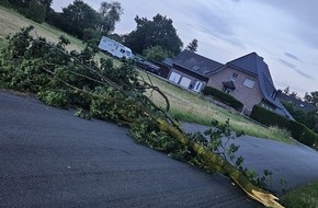 Feuerwehr Schermbeck: FW-Schermbeck: N&auml;chtliche Sturmsch&auml;den