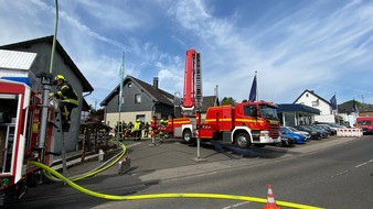 Freiwillige Feuerwehr Stadt Nideggen: FW Nideggen: Brand in einer Schreinerei