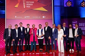 tower media: Nachhaltige Innovationen siegen beim 21. Deutschen Gründerpreis