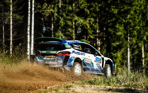Ford-Werke GmbH: Rallye-WM-Restart endet mit den Plätzen sechs bis acht für die drei Fiesta WRC von M-Sport Ford