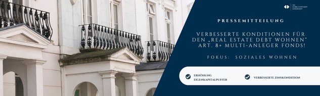 H&A Global Investment Management GmbH: Verbesserte Konditionen für den Real Estate Debt Wohnen: Art. 8+ Multi-Anleger Fonds! / Erhöhung Eigenkapital-Puffer und verbesserte Zinskonditionen