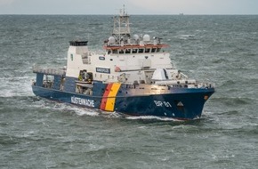 Bundespolizeiinspektion See Cuxhaven: BPOL-CUX: Bundespolizei See eskortiert FSRU-Terminal "Energos Force" durch die Nordsee +++ Vorgang verläuft ohne Zwischenfälle +++