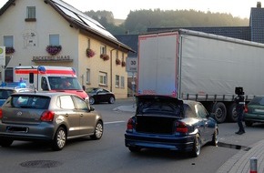 Polizeidirektion Kaiserslautern: POL-PDKL: Schweisweiler: Ein Verletzter und Sachschaden