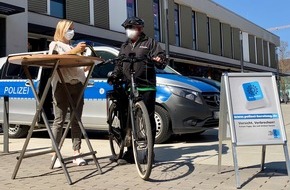 Polizeipräsidium Mittelhessen - Pressestelle Gießen: POL-GI: "SICHER! Dein Rad" - Kriminalpolizeiliche Beraterinnen zu Gast beim Hessischen Rundfunk