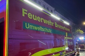 Feuerwehr Bremerhaven: FW Bremerhaven: Gasausströmung in einem Mehrfamilienhaus
