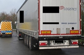 Polizeidirektion Kaiserslautern: POL-PDKL: A6/Wattenheim, Lkw-Kontrolle - Haftbefehle vollstreckt
