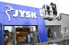 JYSK SE: DÄNISCHES BETTENLAGER ist jetzt JYSK / Rebranding des größten Ländermarktes Deutschland ist in vollem Gange