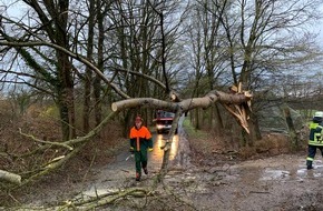 Feuerwehr Schermbeck: FW-Schermbeck: Sturmtief "Eberhard" sorgt für einsatzreichen Sonntag