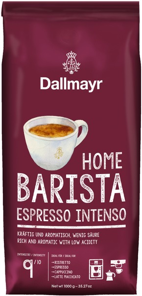 Nachhaltige Verpackung für Dallmayr Home Barista