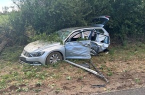 Polizeiinspektion Kusel und Polizeiwache Schönenberg-Kübelberg: POL-PIKUS: Zwei Leichtverletzte bei Verkehrsunfall
