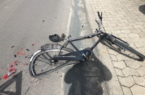 Polizeipräsidium Mainz: POL-PPMZ: Mainz-Laubenheim - Fahrrad gegen vorbeifahrenden Bus geworfen