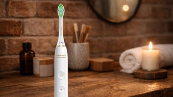 E-Business L.: Versalinex pr&auml;sentiert elektrische Schallzahnb&uuml;rste mit innovativen Dreikant-Borsten und 365-Tage-Akkulaufzeit.