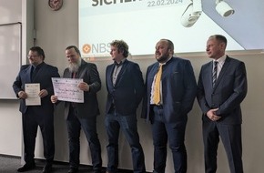 Hochschule für Polizei Baden-Württemberg: POL-HfPolBW: Erster Platz beim Hamburger Sicherheitspreis