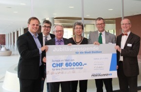 Pestalozzi AG: Pestalozzi sponsert Photovoltaik-Anlage für das Dietiker Freibad (BILD)
