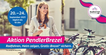 Initiative RadKULTUR: Brezeln für Fahrrad-Pendelnde - Die Initiative RadKULTUR des Verkehrsministeriums belohnt klimafreundliche und gesunde Mobilität mit einer Gratis-Brezel