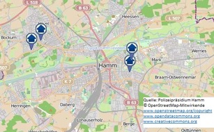 Polizeipräsidium Hamm: POL-HAM: Wohnungseinbruchsradar für die Woche vom 21.05.- 27.05.2018