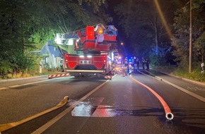 Feuerwehr Norderstedt: FW Norderstedt: Kellerbrand in der Poppenbütteler Straße