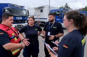 THW Landesverband Bayern: THW Bayern: Bayerische THW-Kräfte unterstützen bei der Waldbrandbekämpfung.