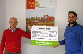 dlv Deutscher Landwirtschaftsverlag GmbH: technikboerse.com spendet Mehrwertsteuer-Senkung für einen guten Zweck