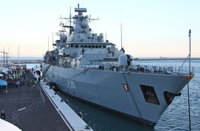 Presse- und Informationszentrum Marine: Fregatte "Schleswig-Holstein" kehrt von Operation "Sophia" zurück