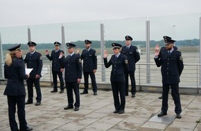 Bundespolizeidirektion Sankt Augustin: BPOL NRW: Neues Personal für die Bundespolizeiinspektion Münster - Vereidigung am Flughafen Münster/Osnabrück