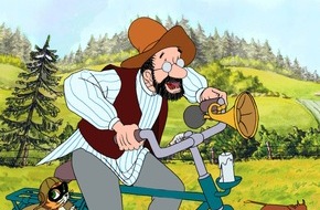 KiKA - Der Kinderkanal ARD/ZDF: "Pettersson und Findus" - Der schrullige Pettersson und sein frecher Kater Findus feiern ihre Fernsehpremiere im KI.KA.