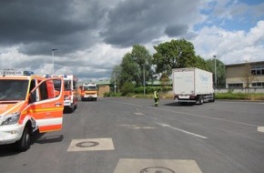 Feuerwehr und Rettungsdienst Bonn: FW-BN: Feuerwehr löscht Brand in einem mobilen Aktenvernichter