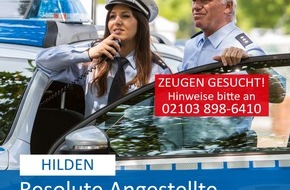 Polizei Mettmann: POL-ME: Versuchter Raub auf der Mittelstraße: Angestellte mit Pfefferspray bedroht - Hilden - 2001070