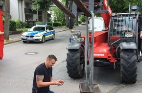 Feuerwehr Iserlohn: FW-MK: Tierrettung in der Sundernstraße Ecke Siegfriedstraße