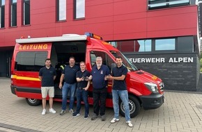 Freiwillige Feuerwehr Alpen: FW Alpen: Generationswechsel in der Funkwerkstatt der Freiwilligen Feuerwehr Alpen