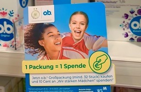 o.b.: o.b.® unterstützt Deutsche Kinder- und Jugendstiftung mit Spendenkampagne