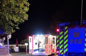 Feuerwehr Xanten: FW Xanten: Patiententransport von Flusskreuzfahrtschiff