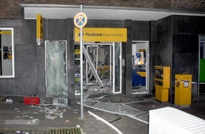 Polizei Aachen: POL-AC: Geldautomat in der Innenstadt gesprengt