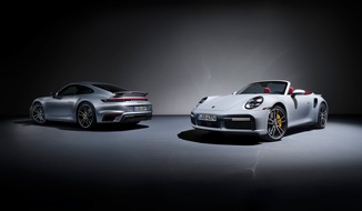 Porsche Schweiz AG: Top-Modell der 911-Baureihe mit gesteigerter Dynamik / Eindeutig Elfer, eindeutig Turbo, eindeutig neu: der Porsche 911 Turbo S