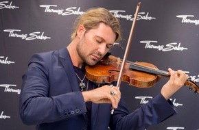 THOMAS SABO GmbH & Co.KG: THOMAS SABO feiert mit David Garrett Eröffnung des Flagship Stores in Stuttgart (FOTO)
