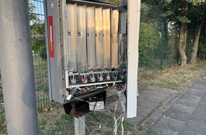 Polizei Mettmann: POL-ME: Zigarettenautomat gesprengt: Polizei ermittelt - 2507123