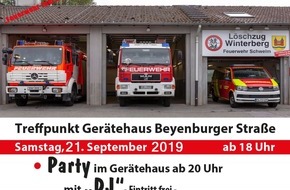 Feuerwehr Schwelm: FW-EN: Herbstfest 2019 beim Löschzug Winterberg, Treffpunkt Gerätehaus Beyenburger Straße