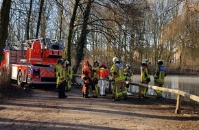 Feuerwehr Bottrop: FW-BOT: Warnung vor dem Betreten von Eisflächen!