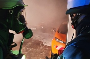 Feuerwehr München: FW-M: Pkw-Brand in Garage (Sendling)
