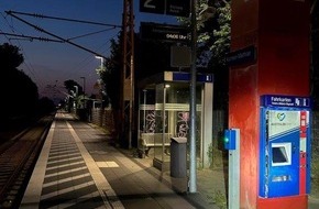 Bundespolizeidirektion Sankt Augustin: BPOL NRW: Knallgeräusche in der Nacht - Bundespolizei ermittelt nach versuchtem Fahrkartenautomatenaufbruch und sucht Zeugen